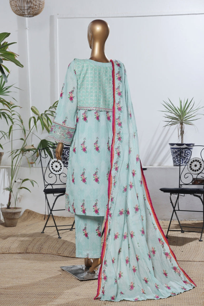 Bin Saeed Lawn 3 Piece Unstitched Price Coat Collection