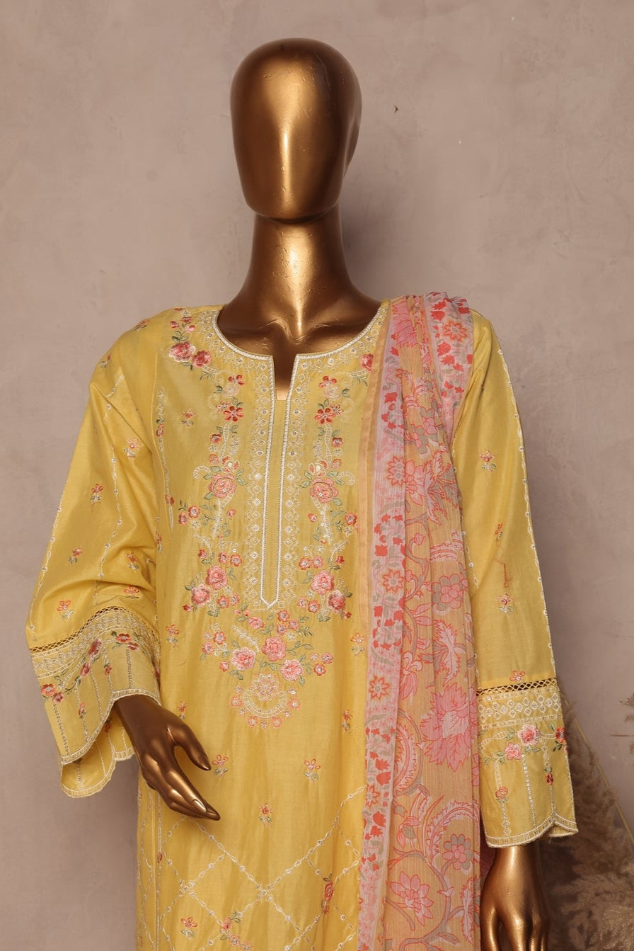 Bin Saeed Fabrics 3 Piece Embroidered Stitched Price