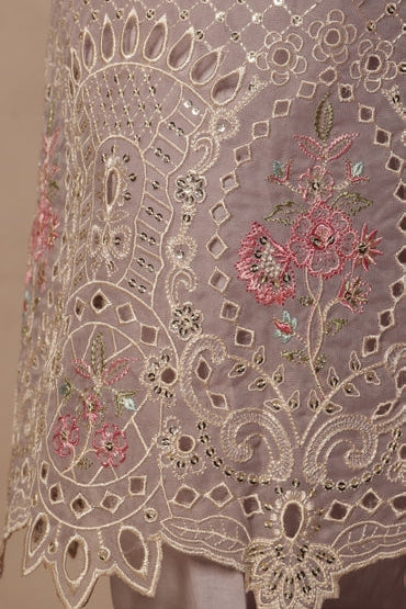 Bin Saeed Fabrics Chikankari Suit Embroidered