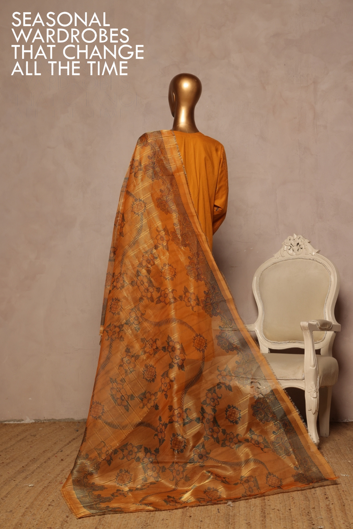 Bin Saeed Lawn Chikankari Suit Embroidered
