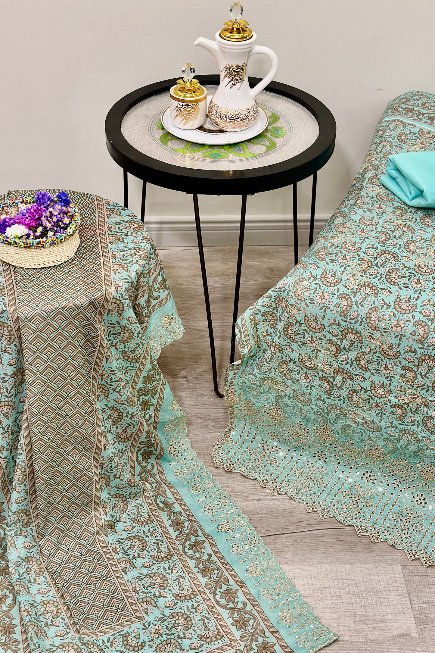 Bin Saeed Lawn 3 Piece Unstitched Price Chikankari Suit