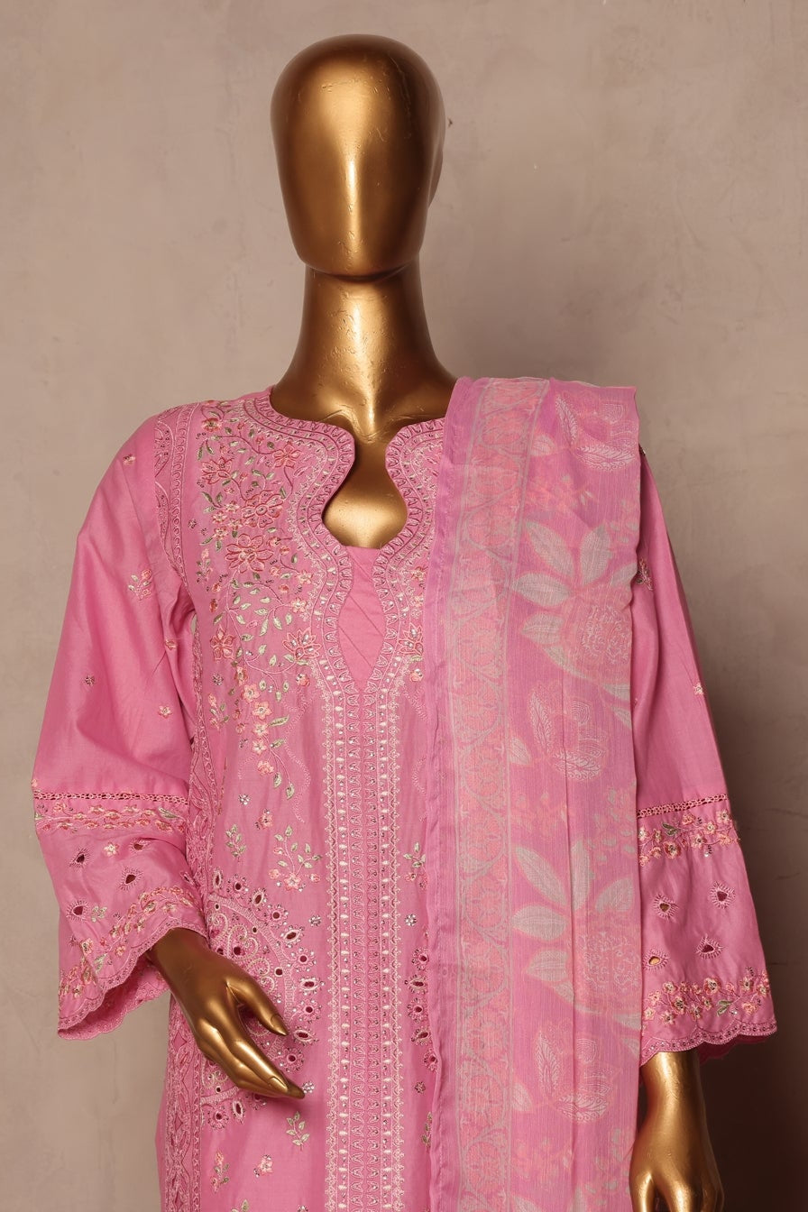 Bin Saeed Fabrics Boutique Finish 3 Piece Embroidered Stitched Price