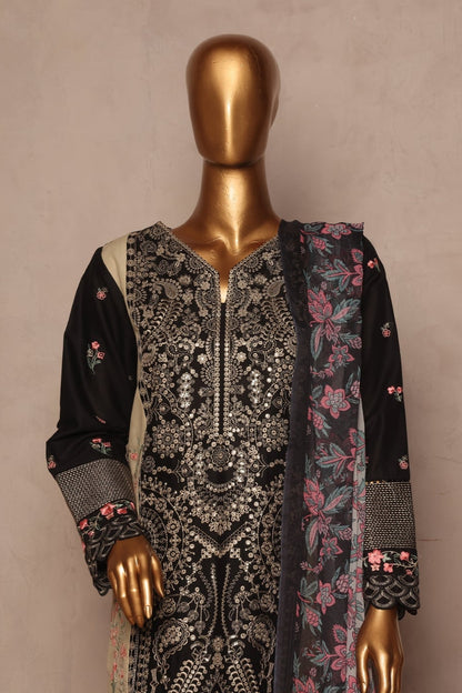 BinSaeedFabrics Chikankari Suit Embroidered