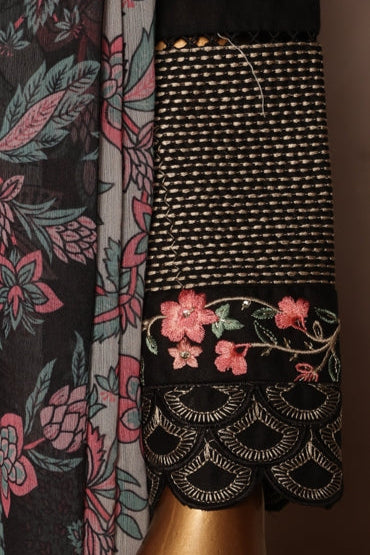 Bin Saeed Fabrics Chikankari Suit Luxury Collection