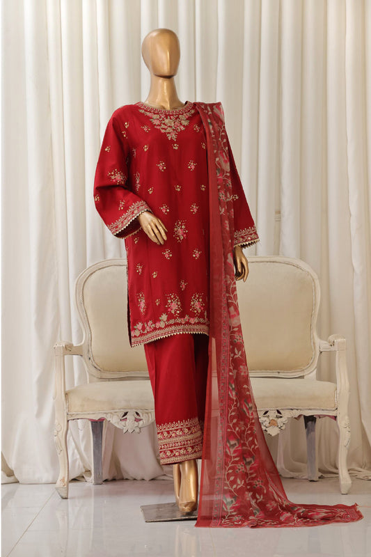 Bin Saeed Fabrics 3 Piece Unstitched Price Lawn Embroidered Suit