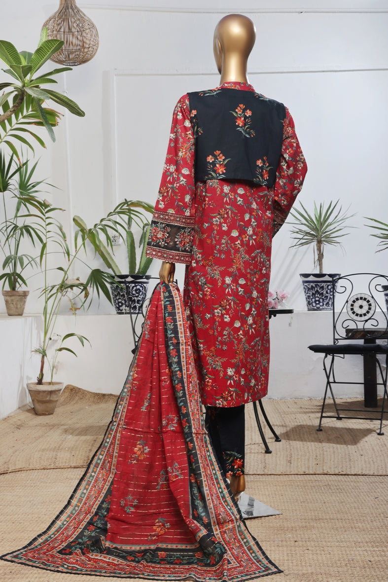 Bin Saeed Lawn 3 Piece Unstitched Price Coat Collection