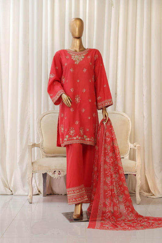 Bin Saeed Fabrics 3 Piece Unstitched Price Lawn Embroidered Suit