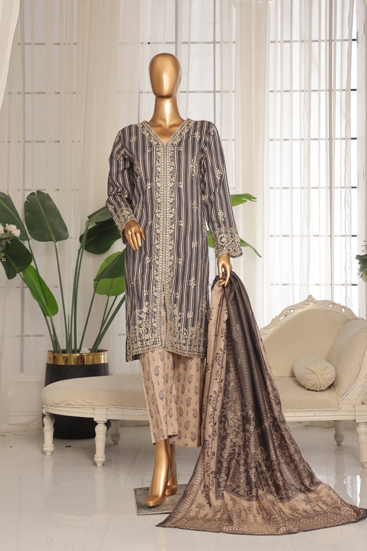Bin Saeed Lawn 3 Piece Stitched Price Embroidered