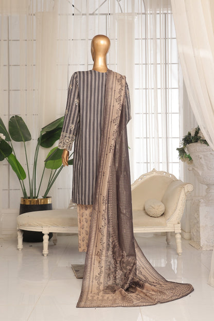Bin Saeed Fabrics Chikankari Suit Embroidered