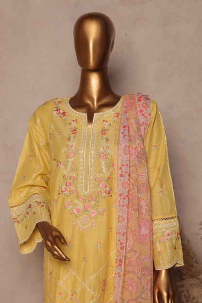 Bin Saeed Fabrics 3 Piece Embroidered Stitched Price