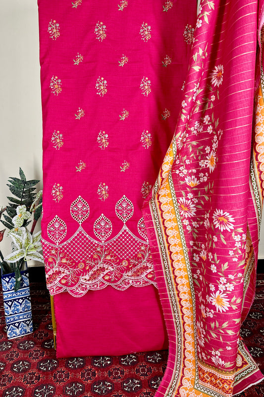 Bin Saeed Lawn 3 Piece Unstitched Price Chikankari Suit