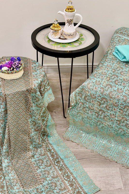 Bin Saeed Lawn 3 Piece Unstitched Price Chikankari Suit