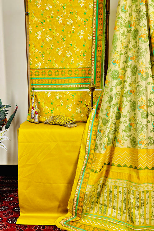 Bin Saeed Lawn 3 Piece Unstitched Price Chikankari Suit